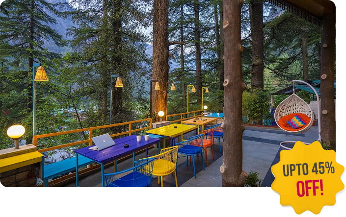 Modern coliving space near Bangalore, HSR Layout, Delhi, and Gurgaon with 24/7 food and social common areas